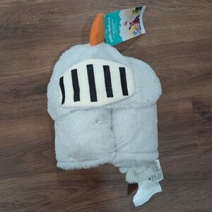 NWT Pillowfort knight kids hooded blanket in grey